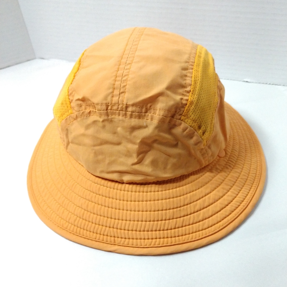 Little Girls Sun Hat Orange Size Small Girls